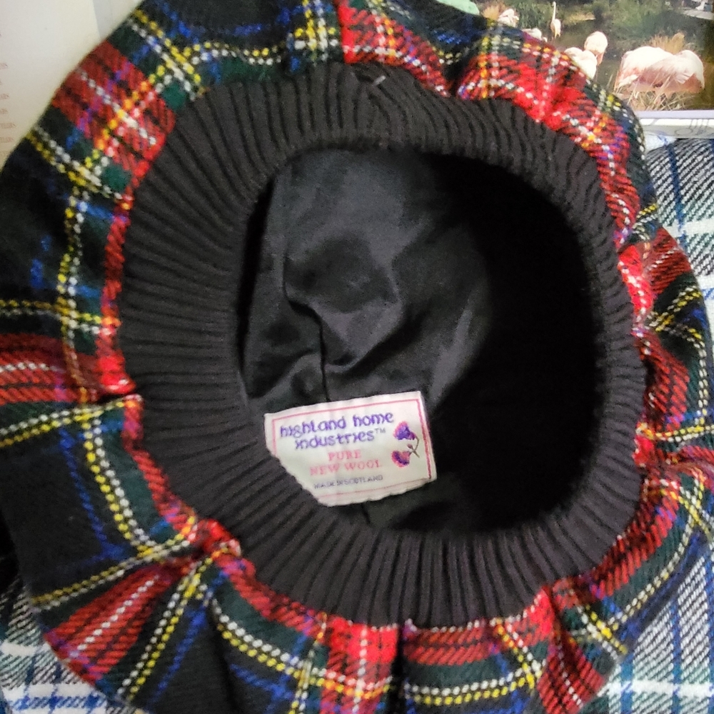 VTG Wool Tam Scotland Made New Wool Cap NWOT Deadstock vintage wool baby hats - Picture 2 of 7